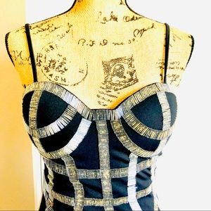 Zara Rare Gorgeous Padded Bodycon Dress